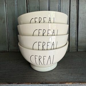 Set of Rae Dunn cereal bowls